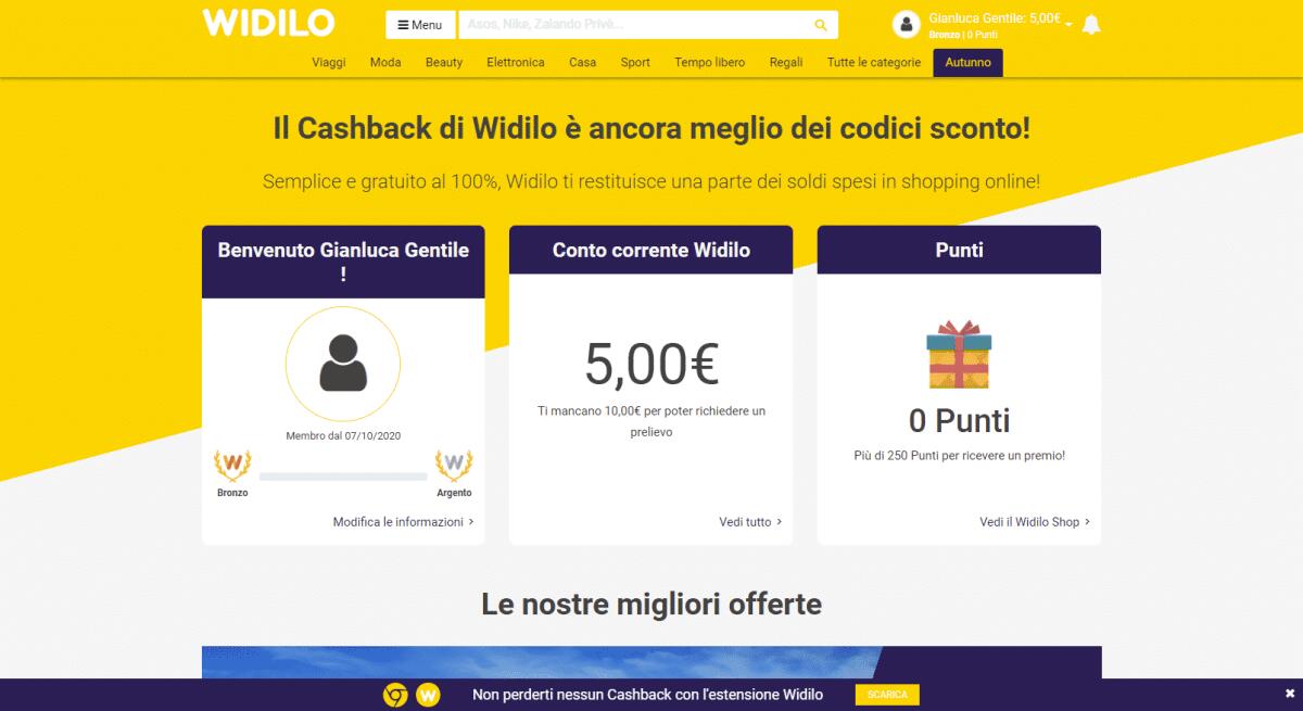 Come risparmiare online con i codici sconto e il Cashback di Widilo - 