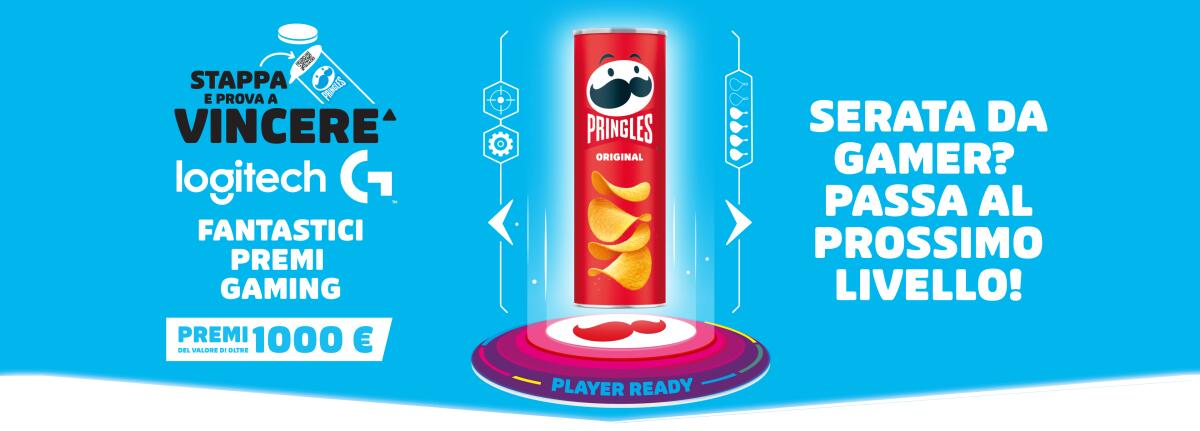 Concorso Pringles: vinci cuffie e set da gaming Logitech | Come Partecipare - 