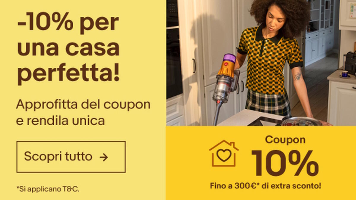 Coupon Sconto eBay Gennaio 2023: CASA23 10% - 