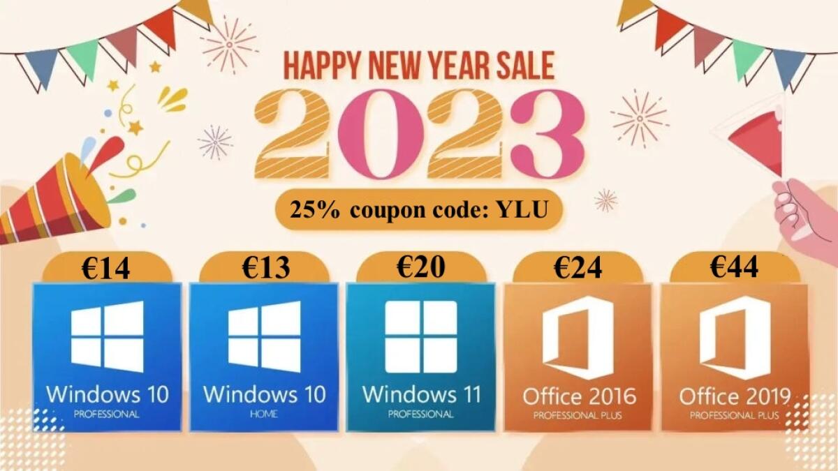 Licenza a vita Windows 10, 11 e Office: i Super Sconti per il Nuovo Anno - 