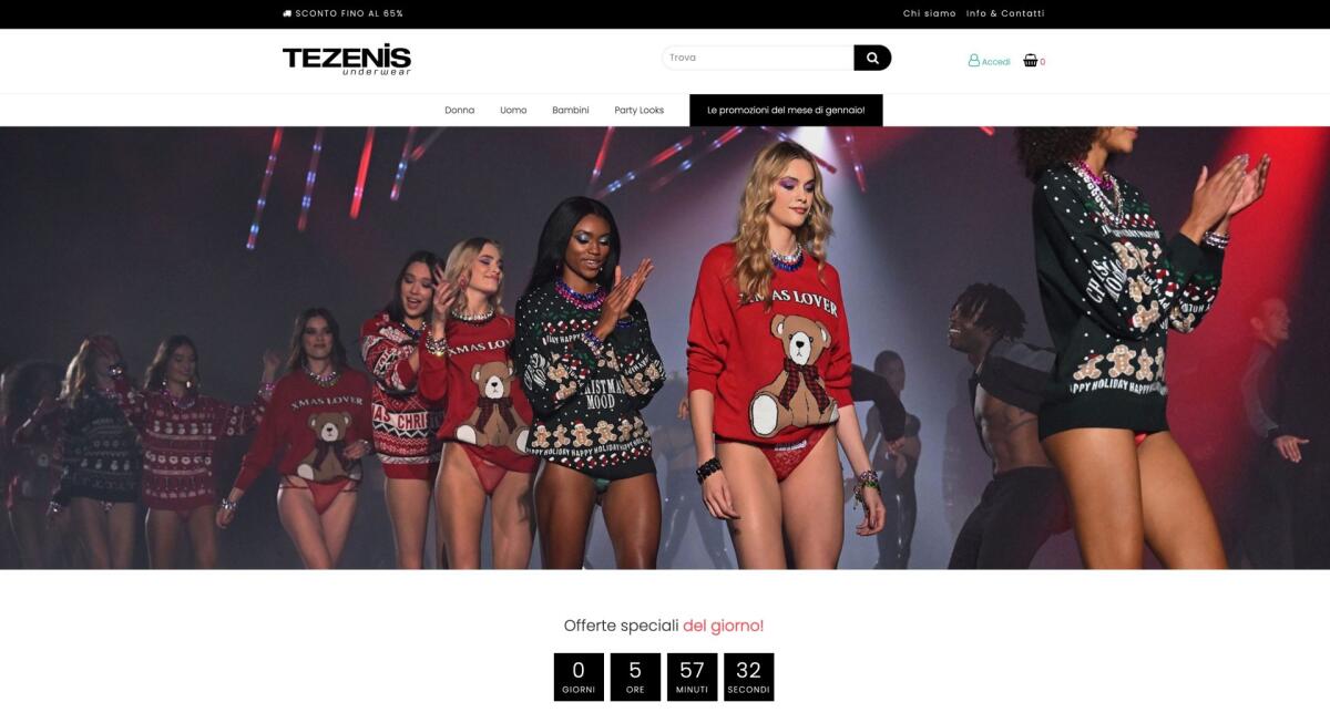 Tezenisitsconto.shop è un sito affidabile o una truffa? - 