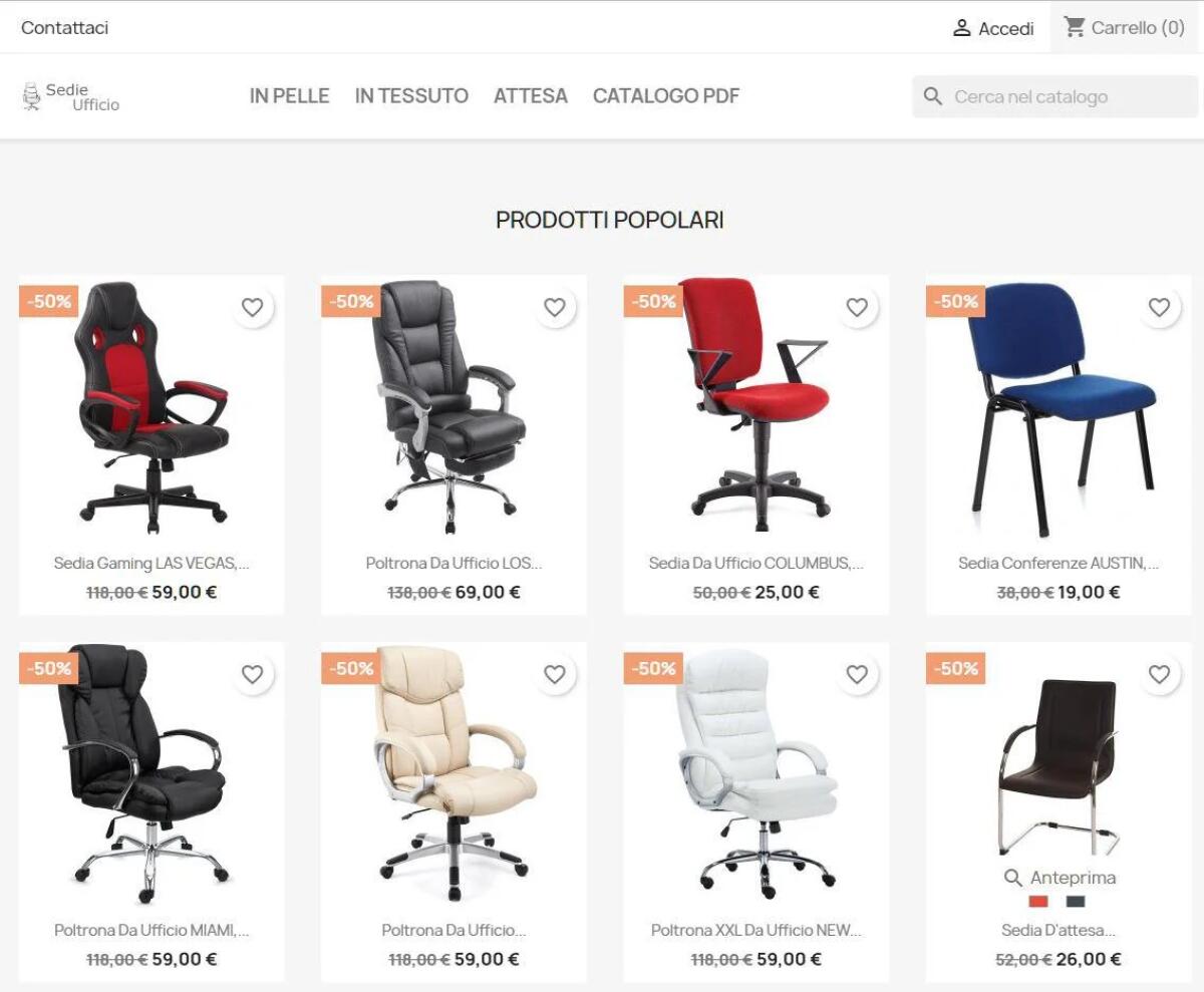 Sedie-ufficio.com è un sito affidabile o una truffa? - 