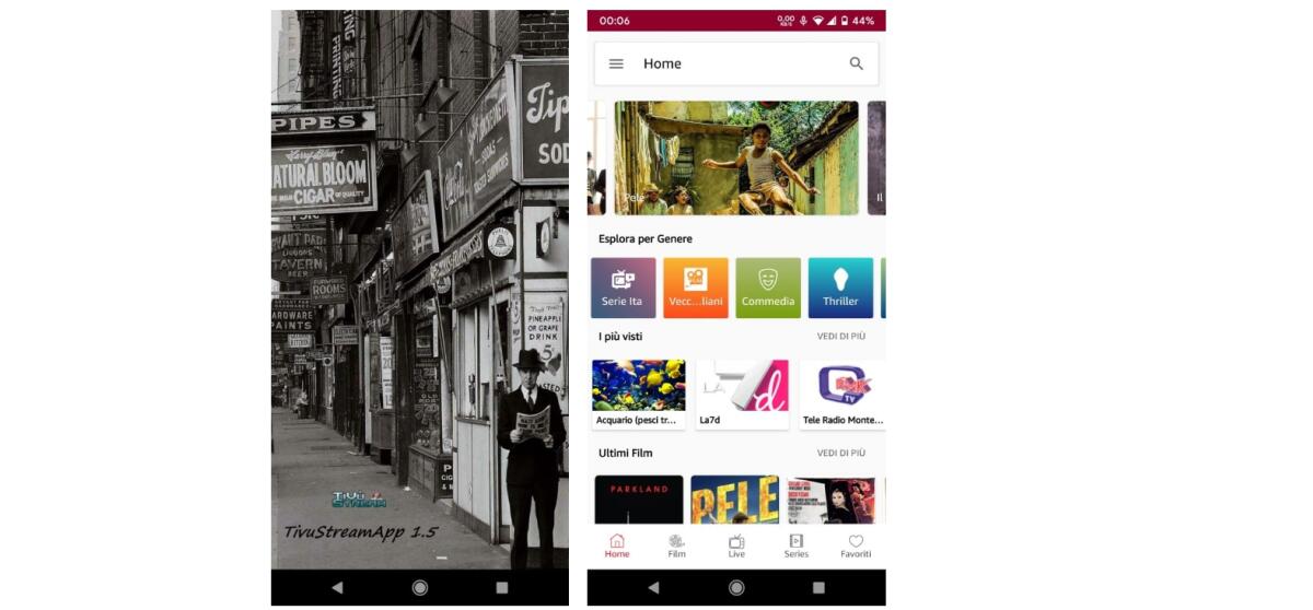 TivuStream nuova app Android per la TV Digitale in Streaming GRATIS - 