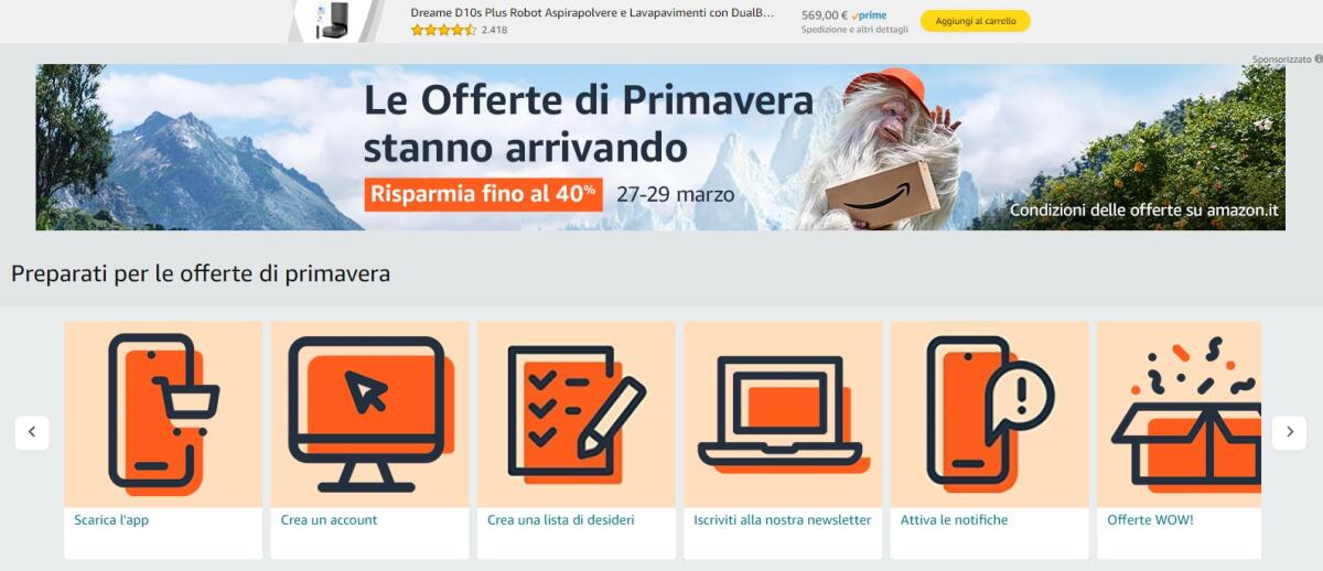 Offerte di primavera su Amazon: scopri le migliori occasioni dal 27 al 29 marzo 2023 - 
