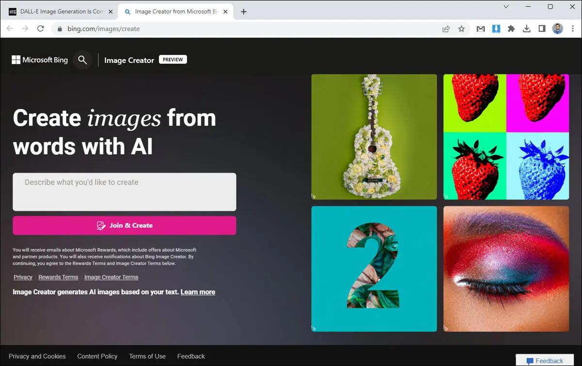 Creare infinite immagini con DALL-E grazie a Microsoft Bing - 