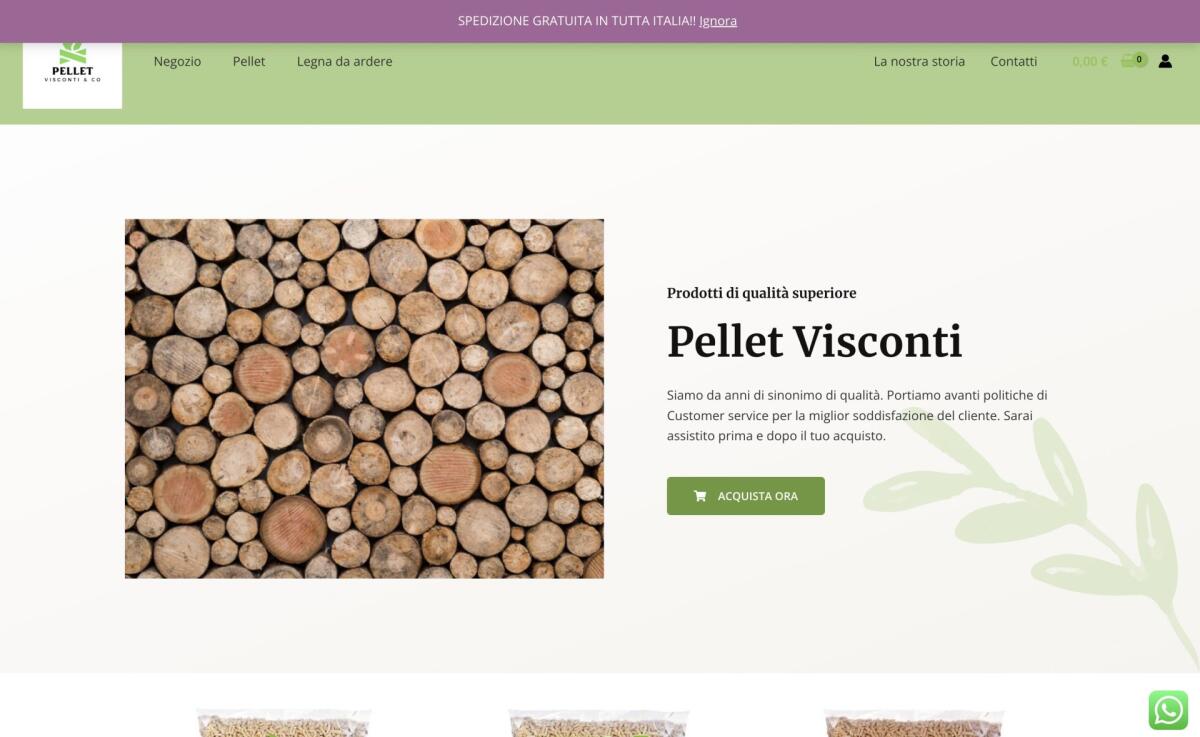 Pelletvisconti.it è un sito affidabile o una truffa? - 