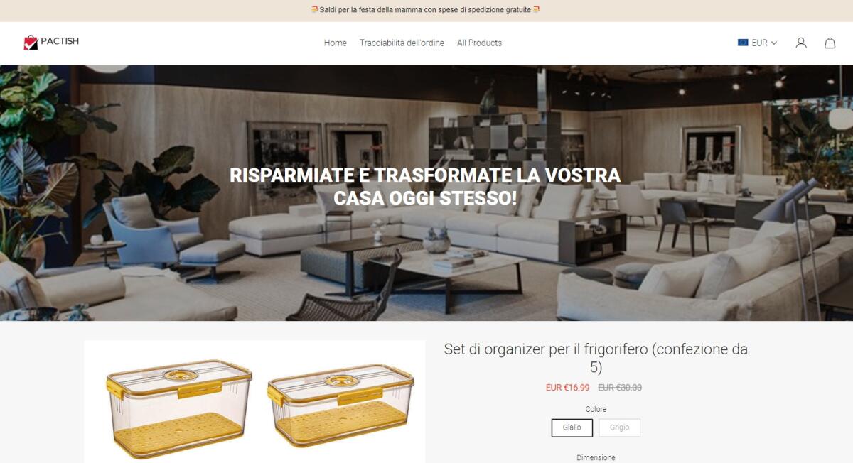 Pactish.com è un sito affidabile o una truffa? - 