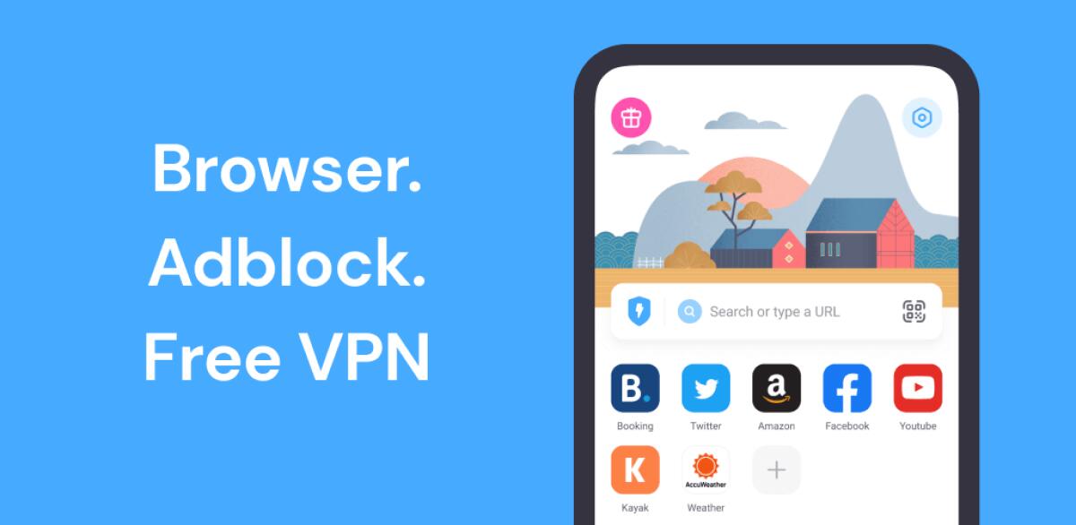 Browser Android leggero, con VPN e senza pubblicità - 