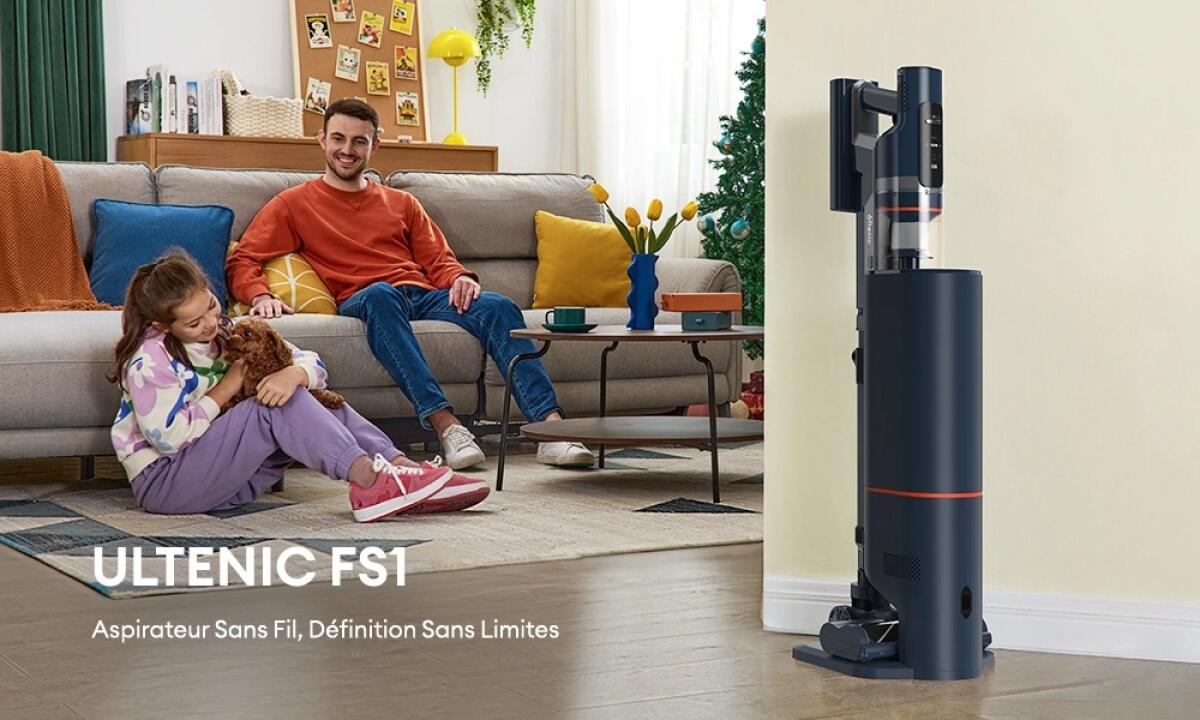 Ultenic FS1 scopa elettrica a batteria che si svuota da SOLA - 