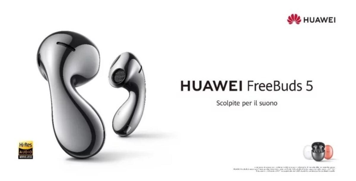 Le nuove cuffie HUAWEI FreeBuds 5 sono UFFICIALI - 