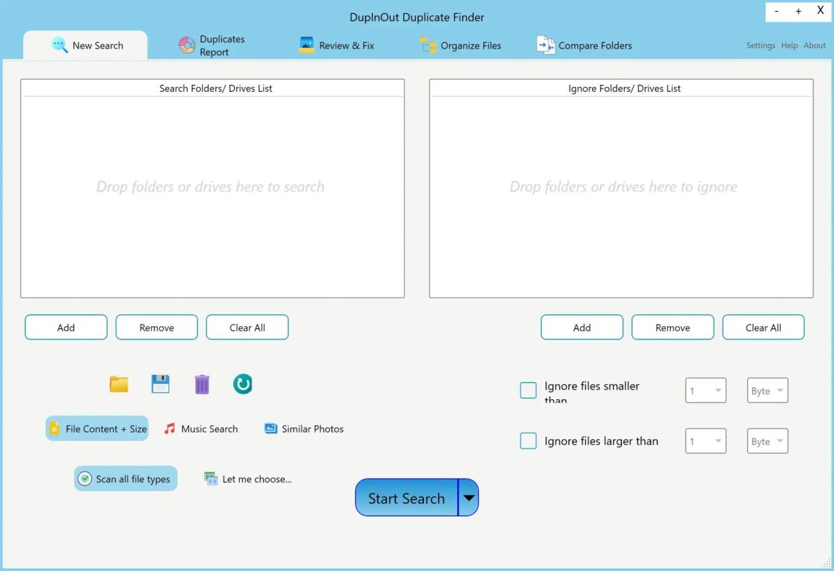 Scarica DupInOut Duplicate Finder GRATIS per sempre | PC Windows - 