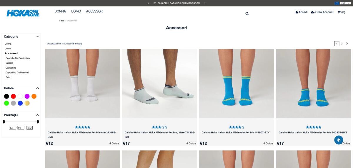 Hokaoutletitalia.com è un sito affidabile o una truffa? SCOPRILO - 