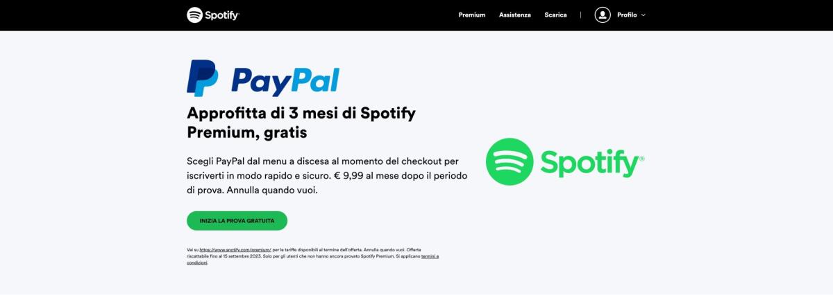 Spotify Premium GRATIS per 3 mesi con PayPal: ECCO COME - 
