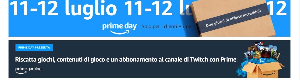 Amazon Prime Day 2023 sarà l'11 e 12 Luglio 2023 - 