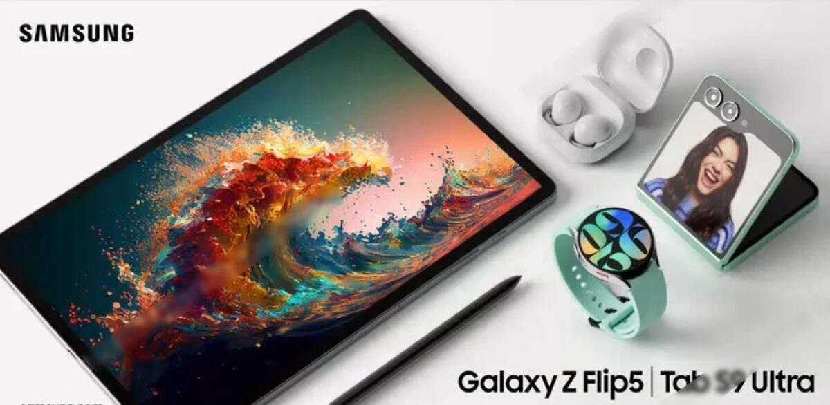Anteprima Samsung Galaxy Z Fold 5, Z Flip 5, Watch 6 e Tab S9 - 