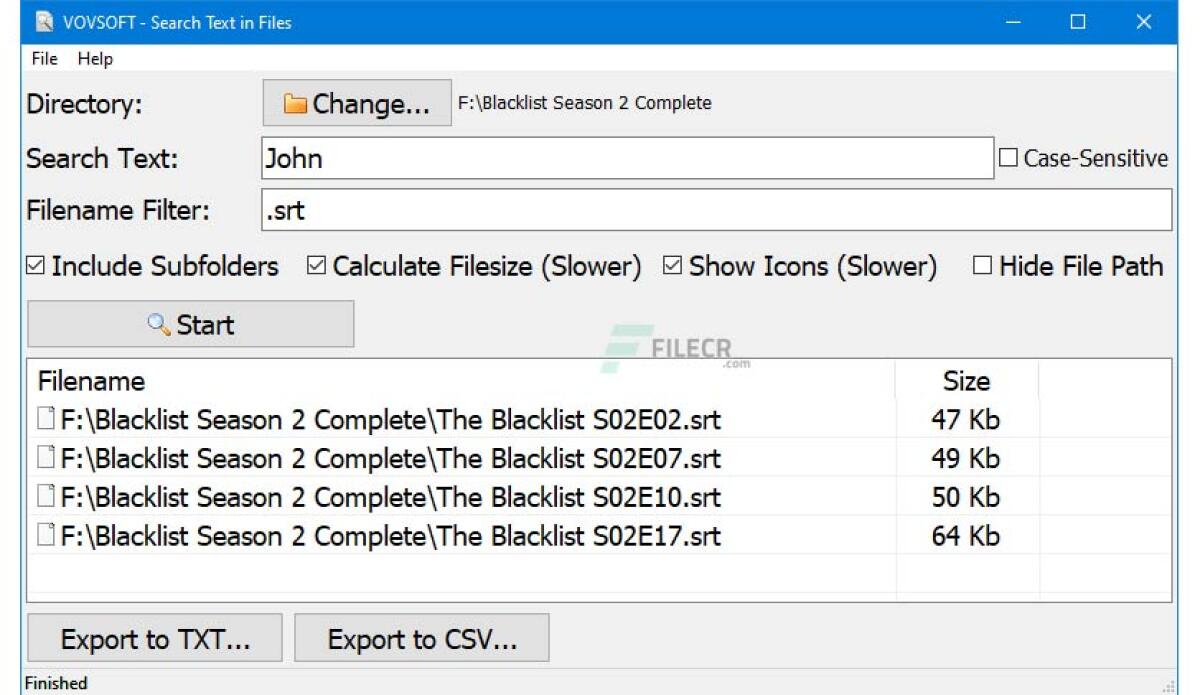 Scarica Vovsoft Search Text in Files GRATIS per sempre | PC Windows - 
