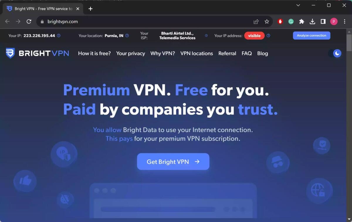 Scarica subito Bright VPN GRATIS per sempre e senza limiti - 