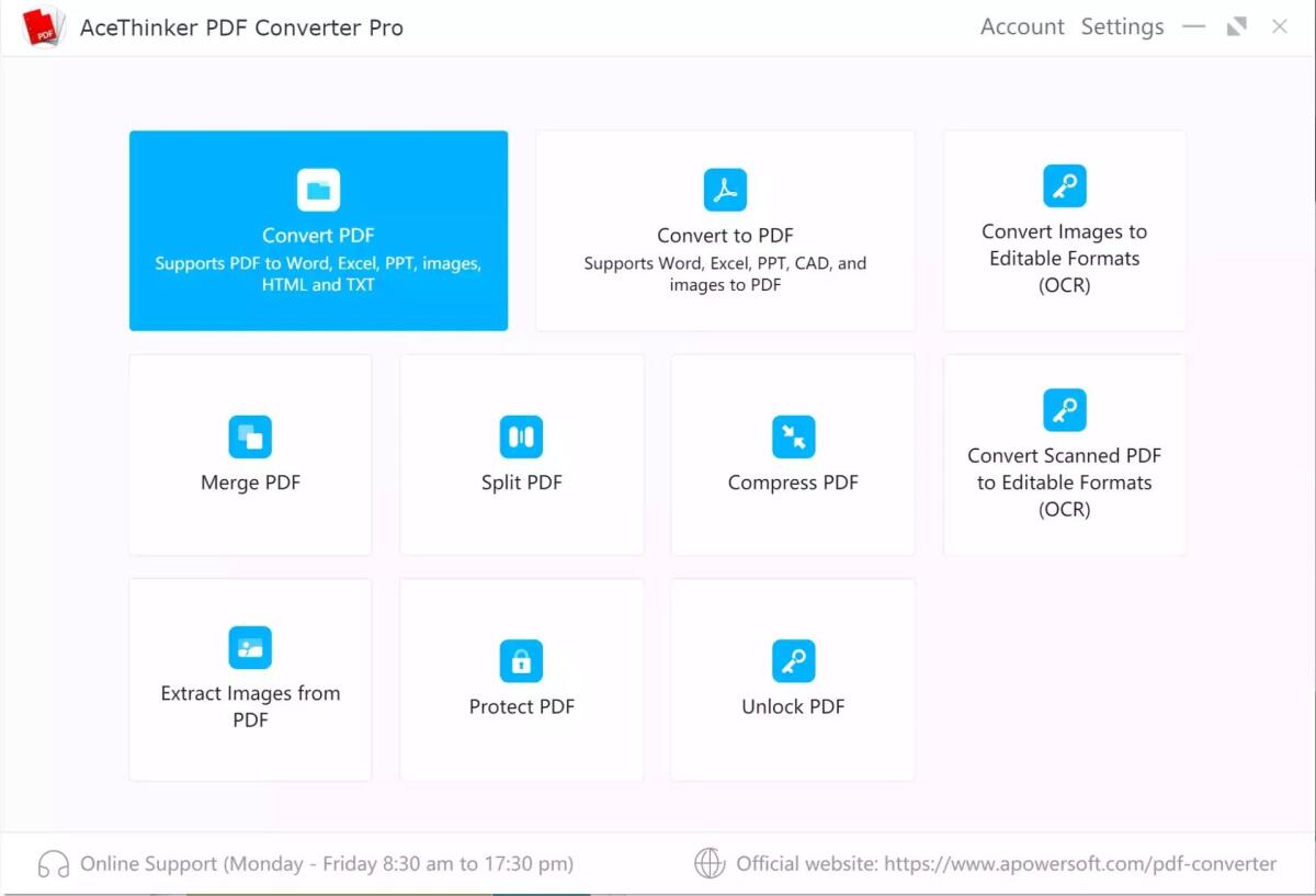 Scarica AceThinker PDF Converter Pro GRATIS per sempre | PC Windows - 
