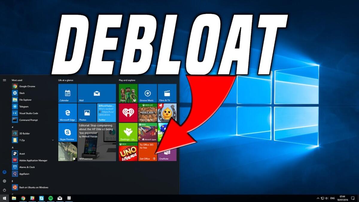 Come fare il debloat su Windows 11 e Windows 10 in modo FACILE - 