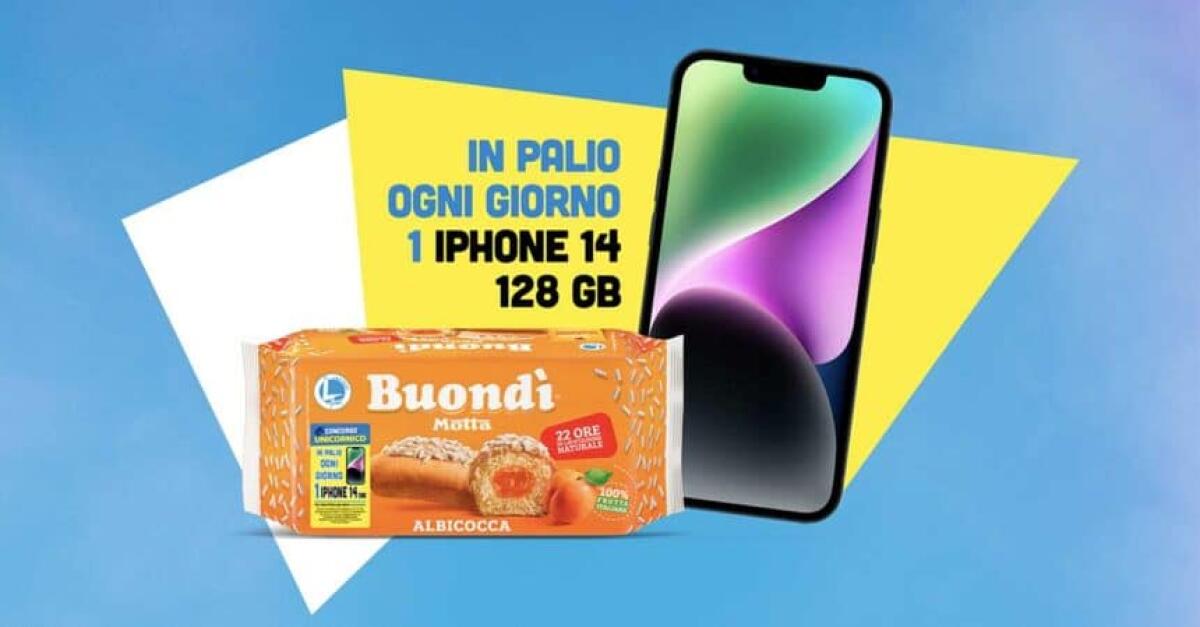 Concorso Buondì: vinci iPhone 14 128 GB | Come Partecipare - 