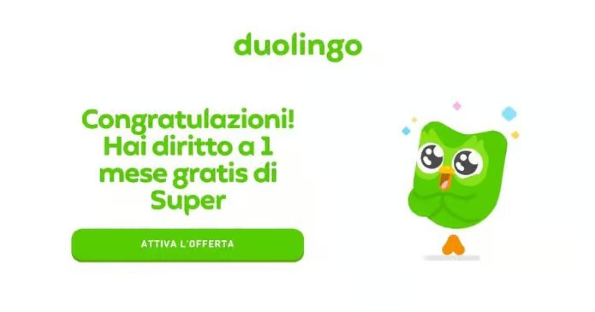 Come avere Duolingo Plus GRATIS per 1 mese - 
