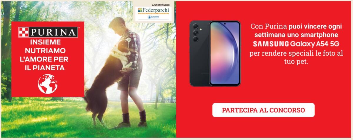 Concorso Purina: vinci Samsung Galaxy A54 | Come Partecipare - 