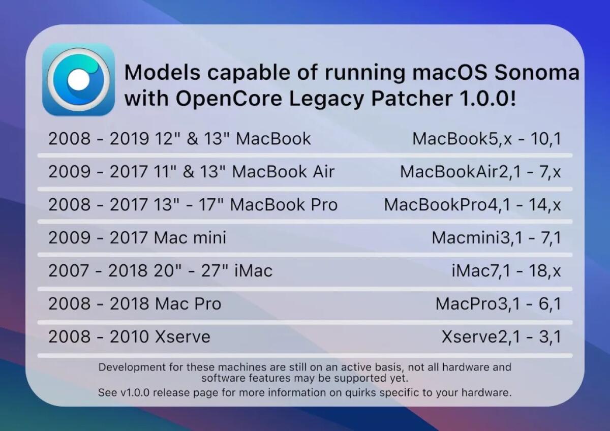 Installare macOS Sonoma sui Mac non supportati - 