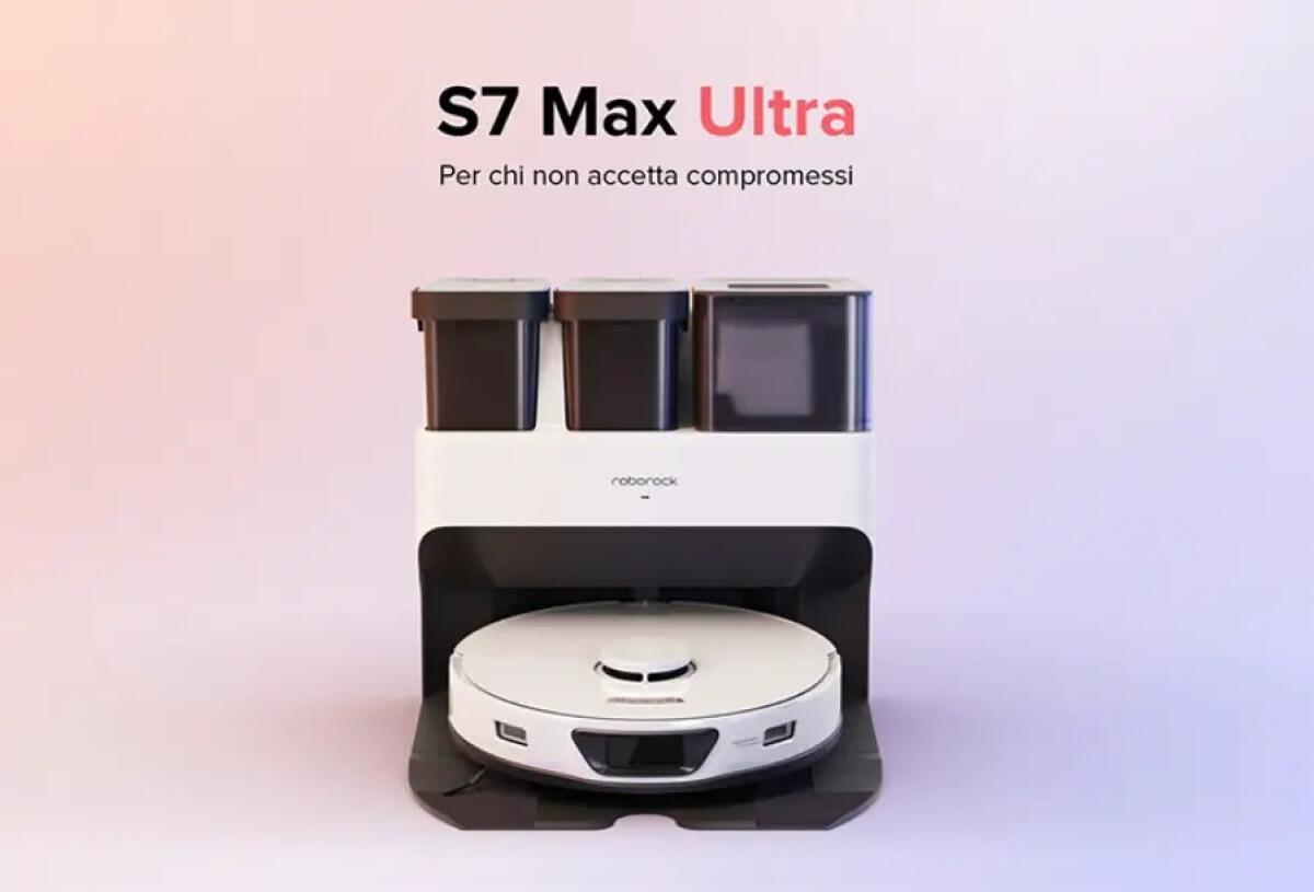 Roborock S7 Max Ultra in OFFERTA a 849 euro, spedito da Europa - 
