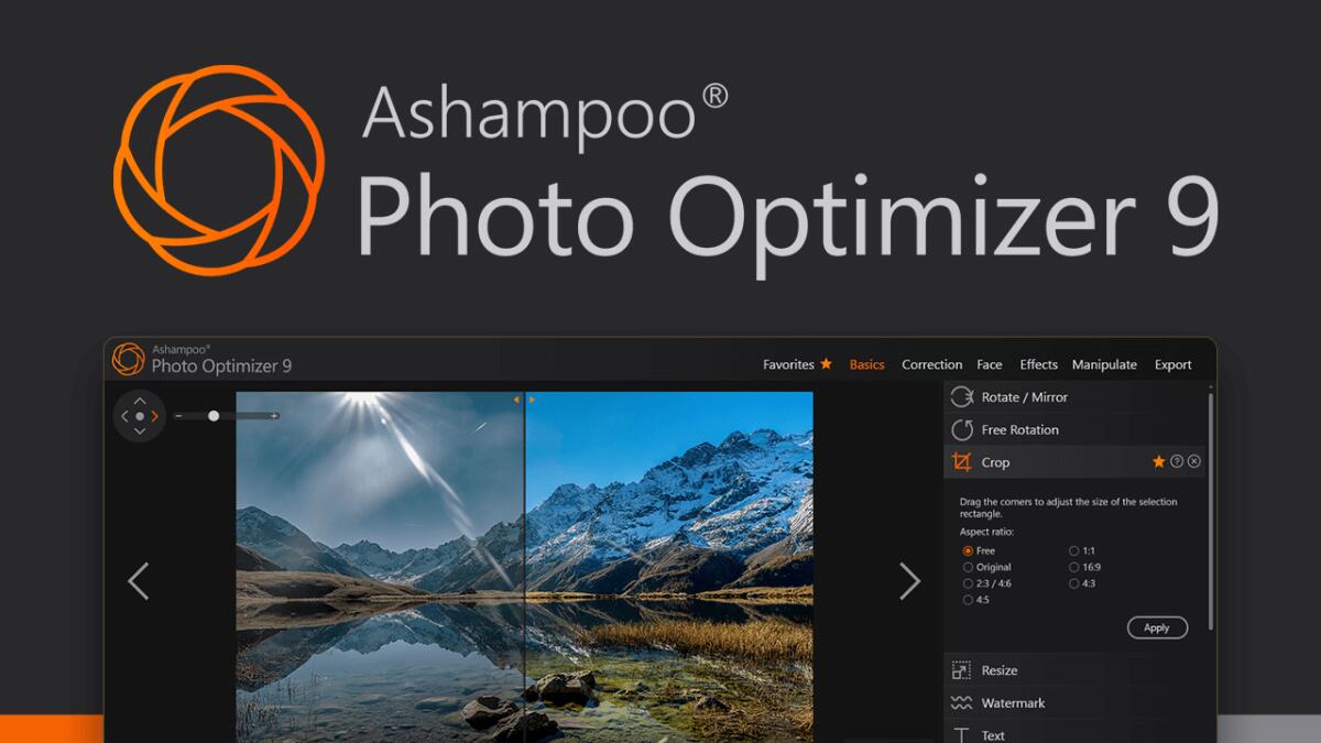 Scarica Ashampoo Photo Optimizer 9 GRATIS per sempre | PC Windows - 