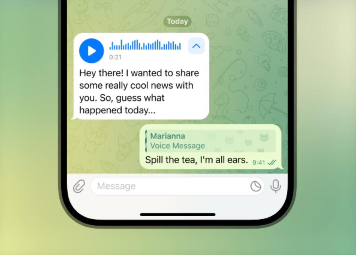 Come trascrivere messaggi vocali su Telegram, anche GRATIS - 