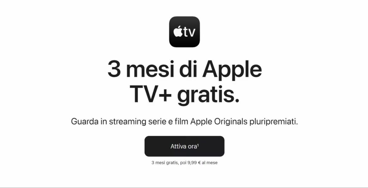 Come avere 3 mesi di Apple TV+ GRATIS con MediaWorld - 
