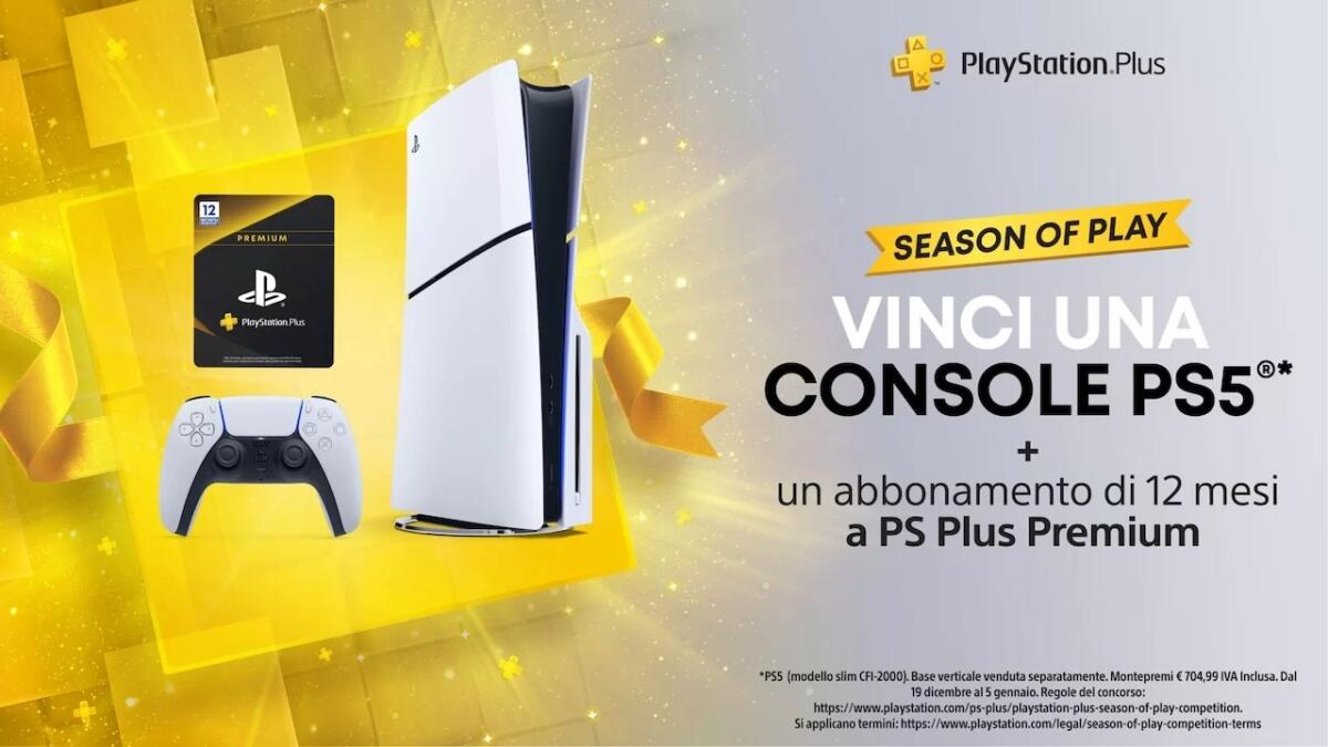 Concorso Playstation: vinci PS5 e 12 mesi di Plus Premium | Come Partecipare - 