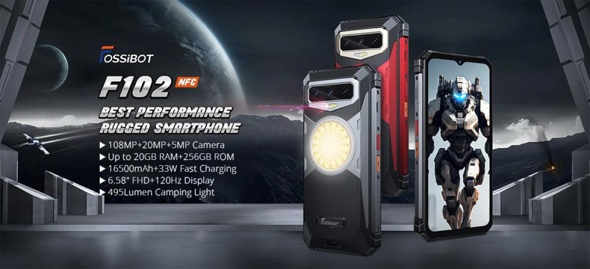 Smartphone Rugged FOSSiBOT F102 in OFFERTA a 174 euro, spedizione inclusa da Europa - 