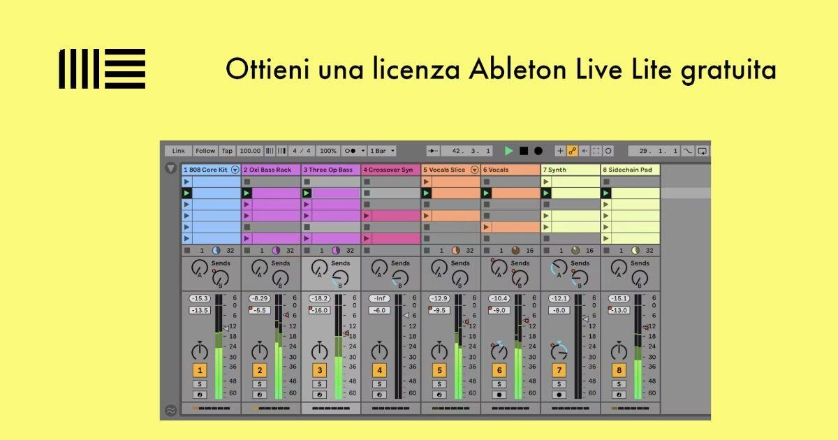 Scarica Ableton Live 11 Lite GRATIS per sempre | PC Windows - 