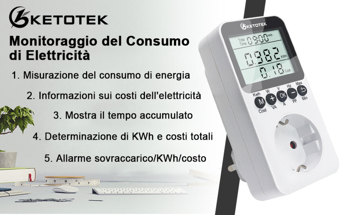 Misuratore Consumo Elettrico: i MIGLIORI da comprare in offerta - 