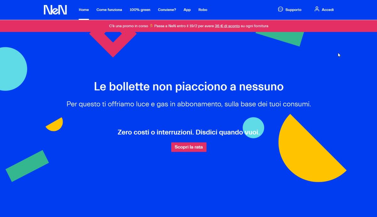 Codice Sconto NeN: risparmia 12 euro su Luce e Gas | 2024 - 