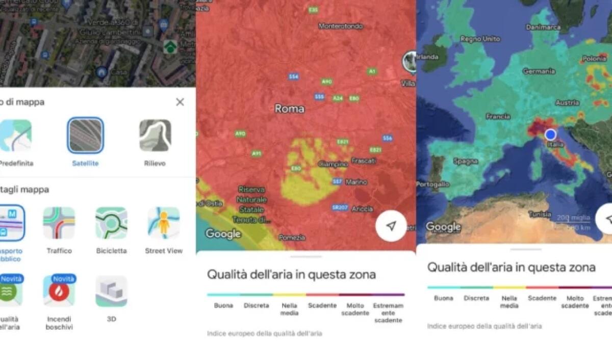 Come controllare la qualità dell’aria su Google Maps - 