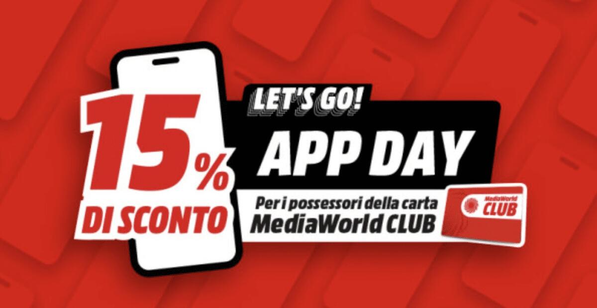 MediaWorld sconta il 18% (NO IVA) se acquisti tramite APP - 