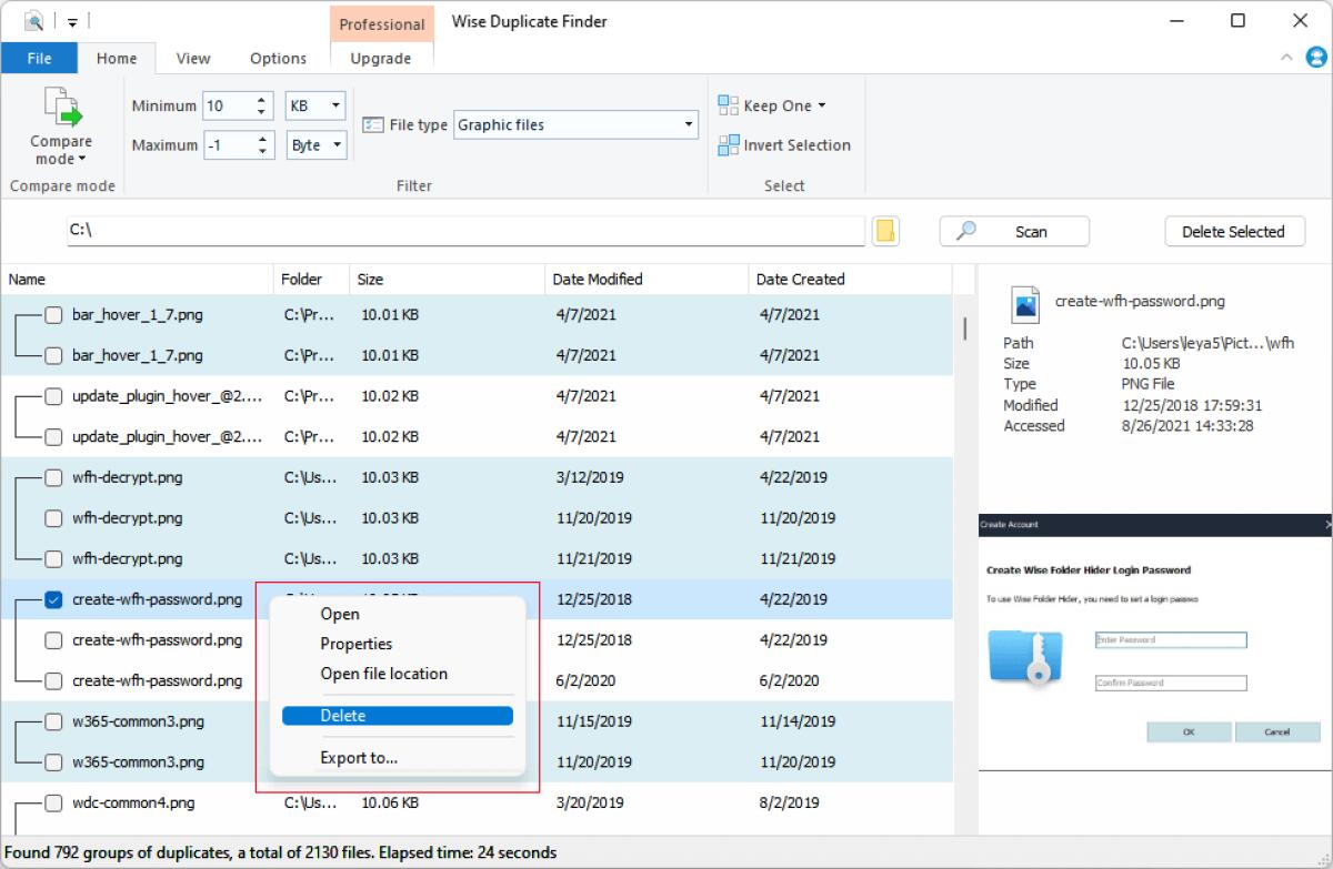 Scarica Wise Duplicate Finder Pro GRATIS per sempre | PC Windows - 