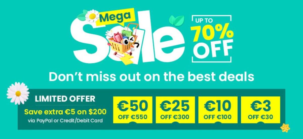 MEGA SPRING SALE 2024 SU GEEKBUYING: sconti fino al 70% - 