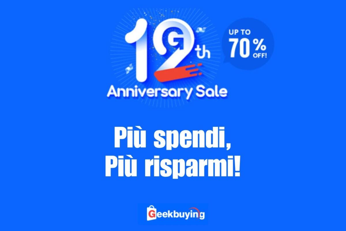 Le migliori offerte per i 12 anni di GeekBuying - SCOPRILE QUI - 