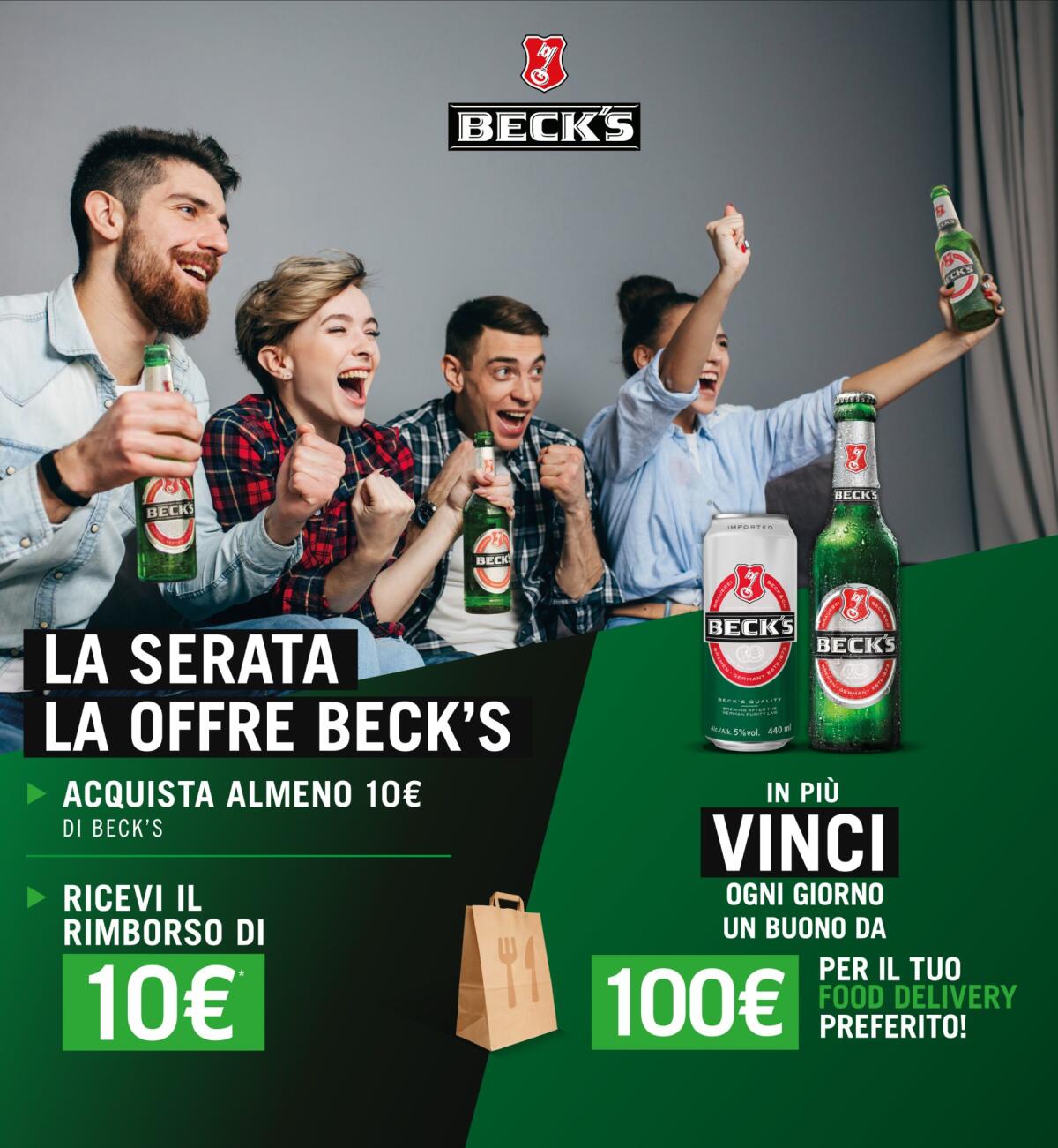 Cashback Beck’s 2024: Ottieni 10 euro di rimborso | ECCO COME - 