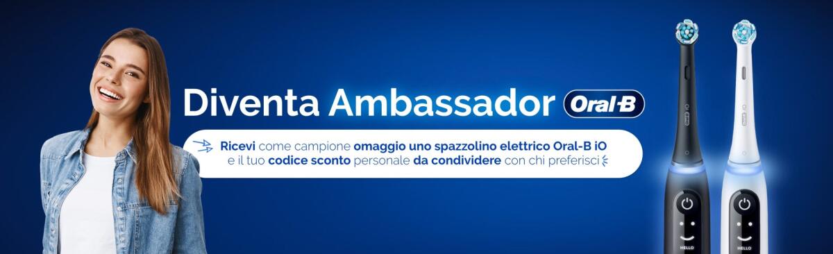 Come provare GRATIS lo spazzolino elettrico Oral-B iO - 