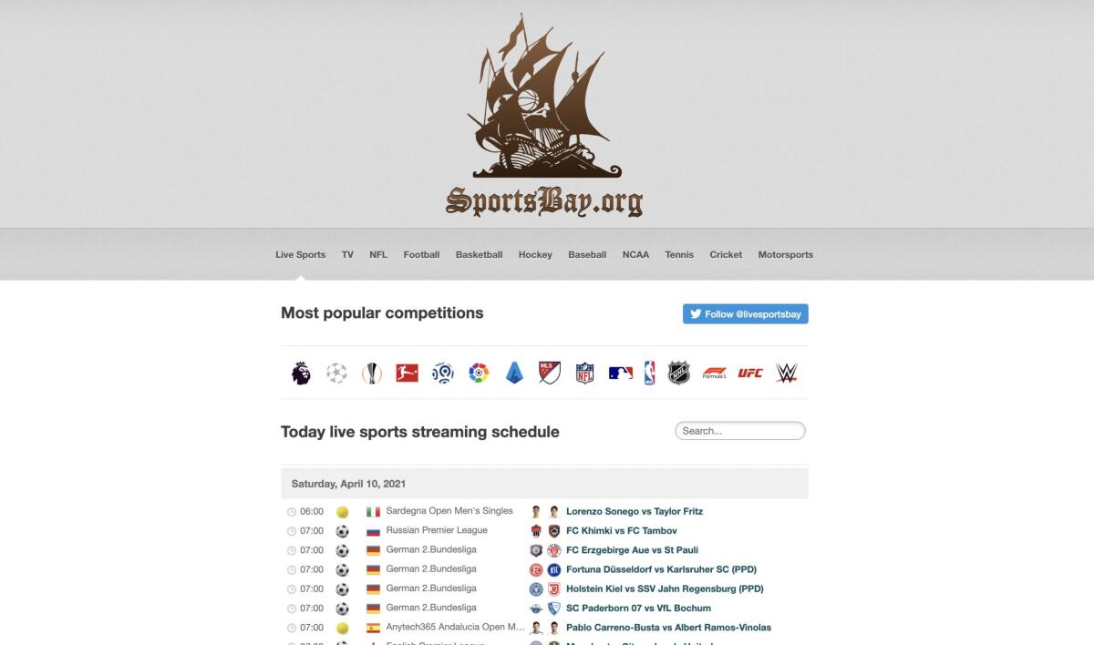 SportsBay Nuovo Sito per Guardare TUTTO lo Sport in Streaming Gratis - 