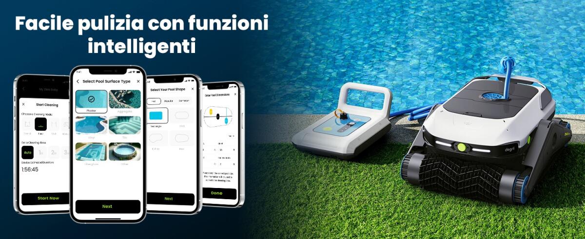 Robot da piscina Degrii Zima Pro (2024) offerta Prime Day Amazon - 