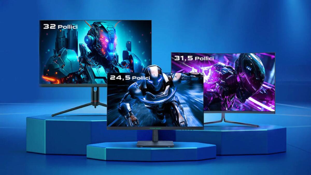 Ecco i nuovi monitor gaming di Titan Army | Prezzi e Novità - 