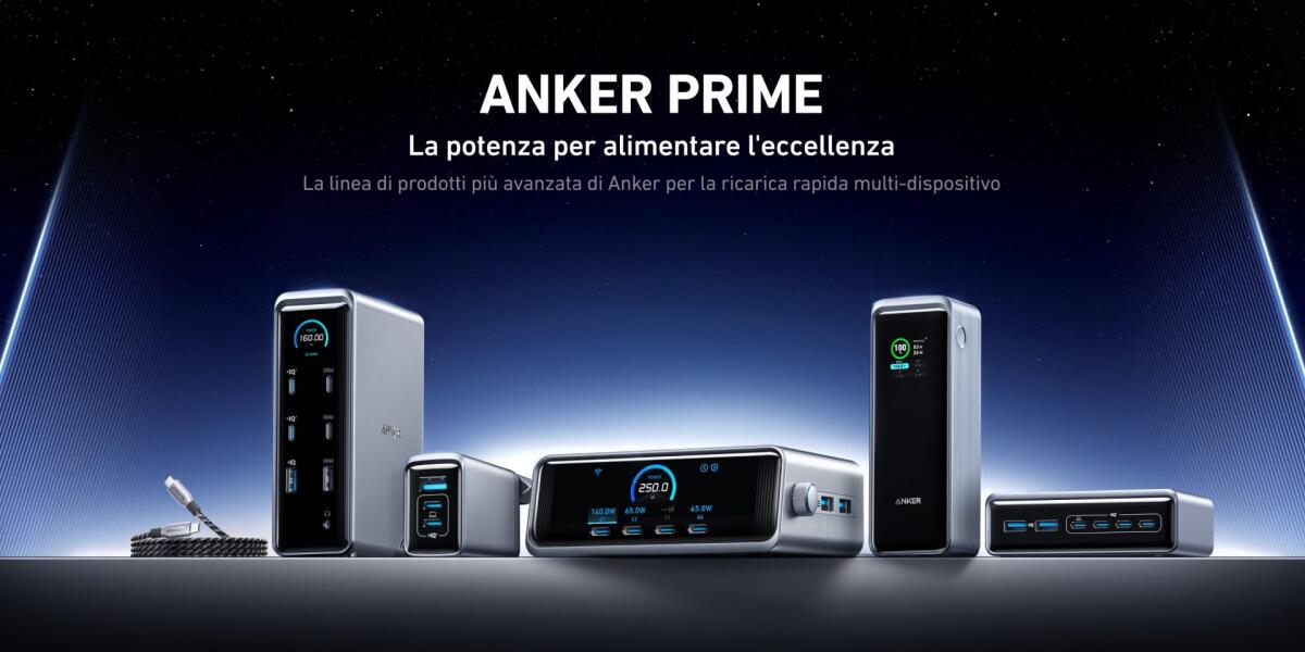 Anker lancia i nuovi prodotti Prime per la ricarica: SCOPRILI TUTTI - 