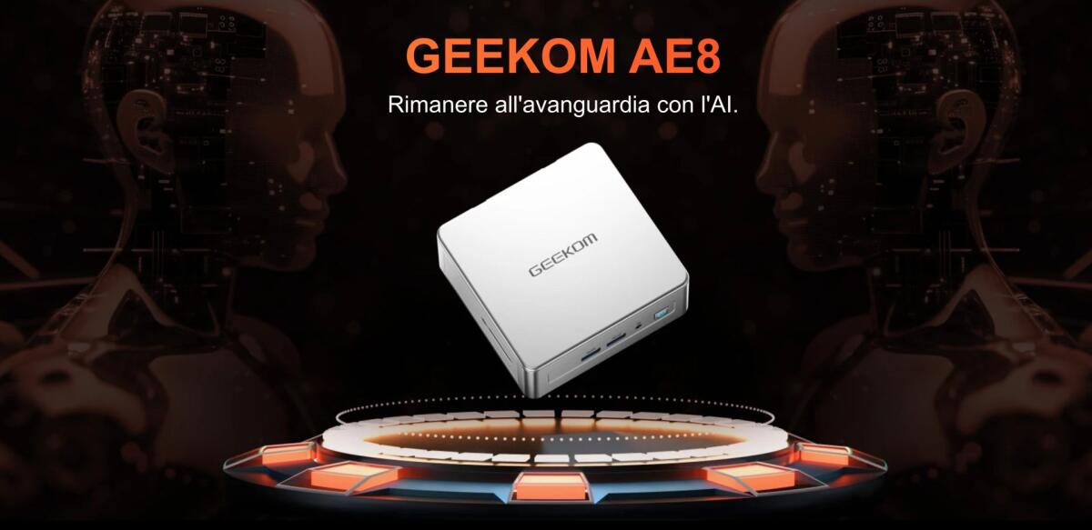 Coupon Sconto GEEKOM AE8 Mini PC in Offerta al MINIMO STORICO - 