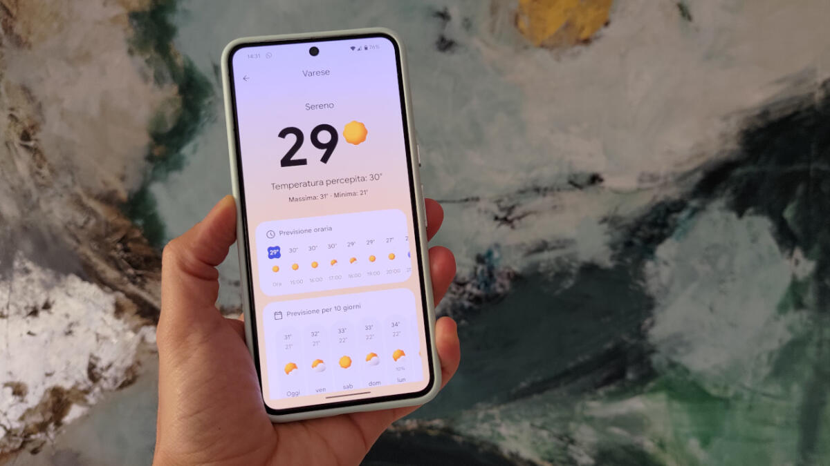 Come provare SUBITO la nuova app Meteo di Pixel 9 - 