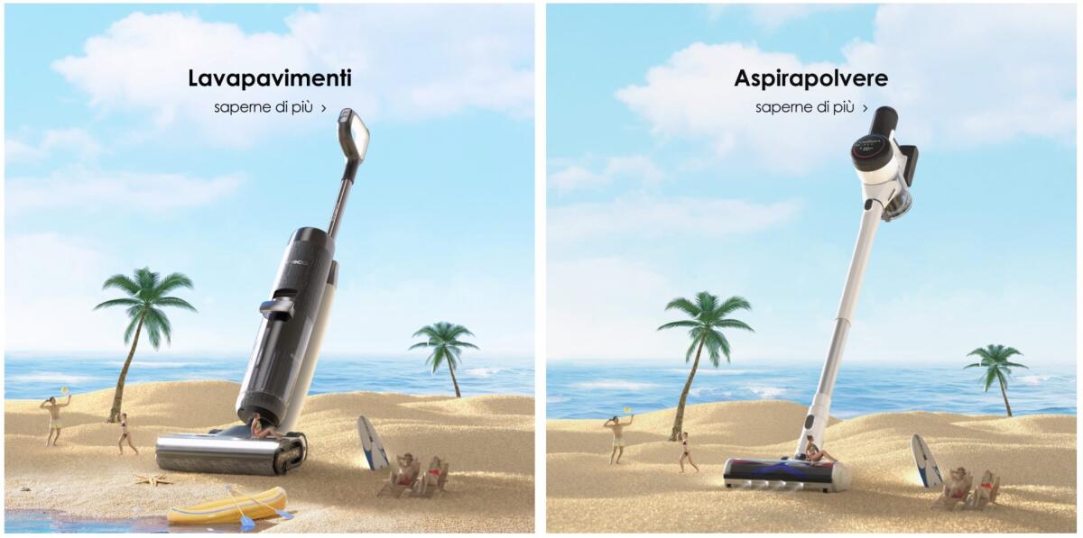 Tineco lancia le offerte estive su aspirapolvere e lavapavimenti - 